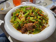 小炒黄牛肉拌面-中阿兰牛肉面(悦海新天地店)
