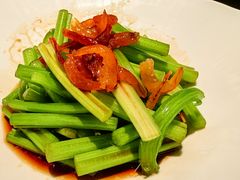 金钩虾干拌章丘鲍芹-明湖楼·经典鲁菜(大明湖店)