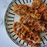 炒鸡无敌好吃的手工大肉粽，内馅简直绝了[得意]