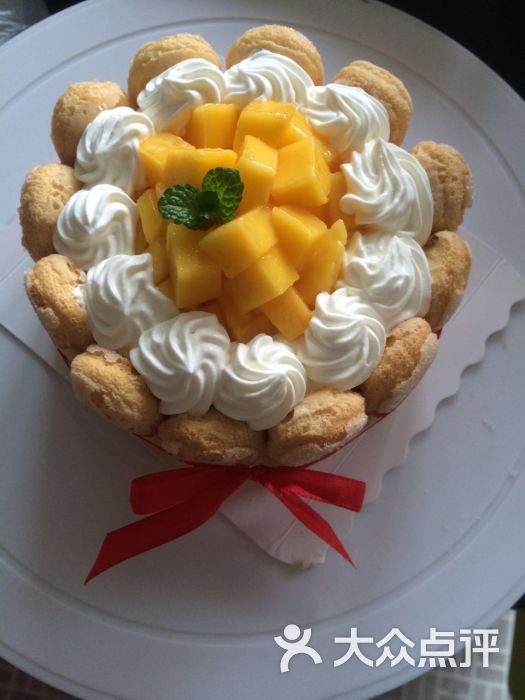 芒果奶油蛋糕4寸