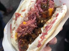 -清真马乐贝腊牛肉蛋黄菜夹馍(马蓉洒金桥店)