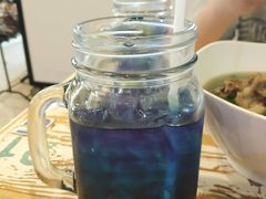 -蝶豆花蓝面条
