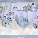 淡蓝色梦幻婚礼|小预算婚礼💙