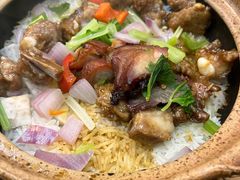 排骨拼叉烧饭-嘉华小吃(蛇口市场店)