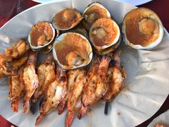 烤贝壳-金巴兰海滩烛光bbq