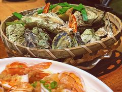 竹篮生蚝-全渔村小海鲜