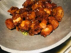 蒜香蜜汁排骨-绿茶餐厅(昌平悦荟店)