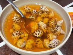 古越陈酿煮花螺-杭州西子湖四季酒店·金沙厅