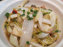 砂锅娃娃菜-梁记粥铺(开元地中海店)