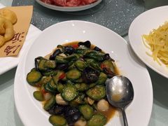 -海派美食·家宴海鲜青岛菜·石锅鲽鱼头(东方城店)
