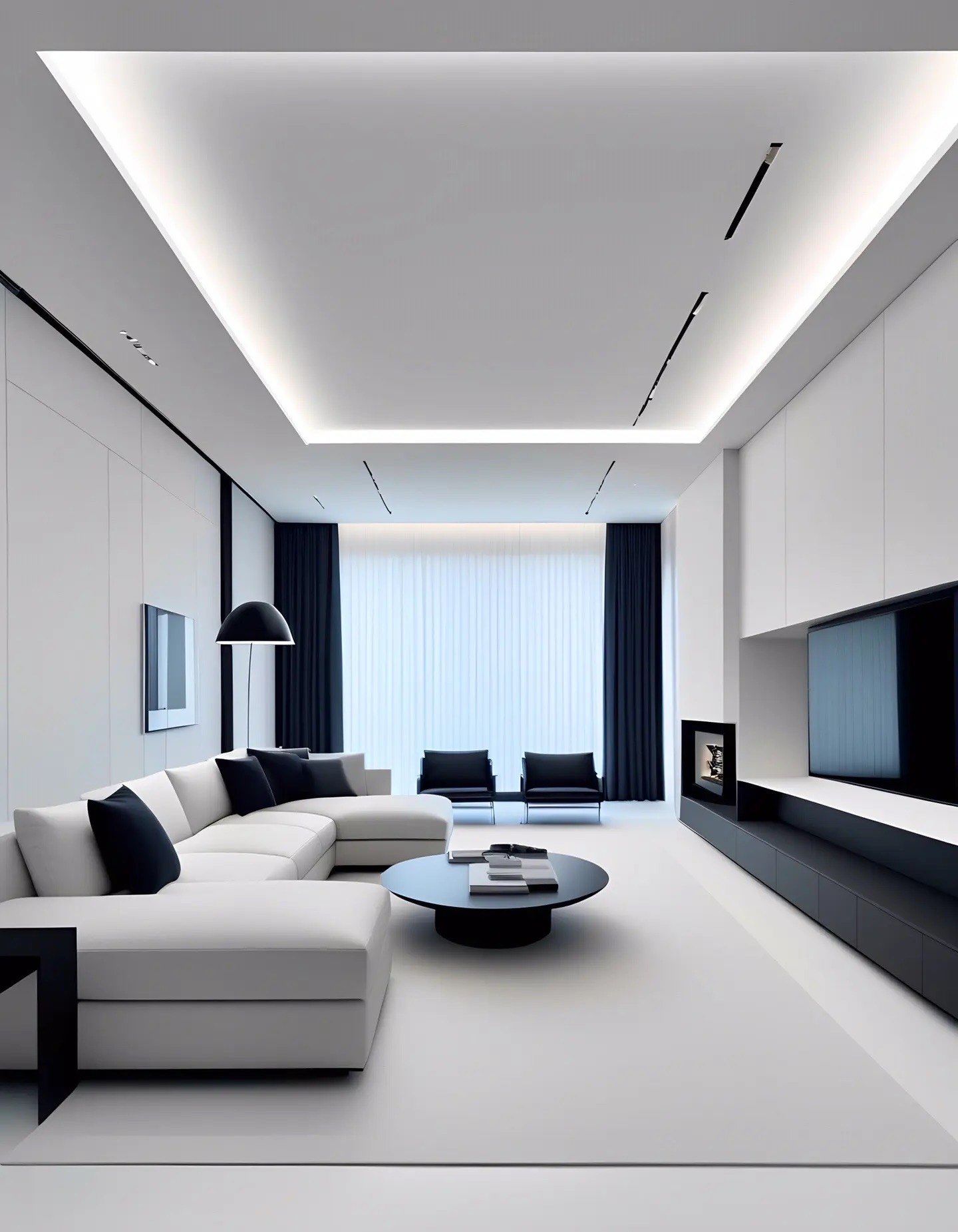 高颜值现代极简风,一种时尚高级的家装设计