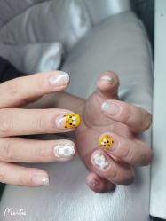 -孔雀手美甲美睫护理