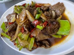 爆炒牛肉-阿弟特色海鲜餐厅·大排档(平潭店)