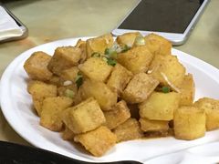 咸蛋黄炒茄子-李师傅脆肚(梅林店)