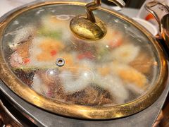 粉丝裹虾-绿茶餐厅(滨海万达广场店)