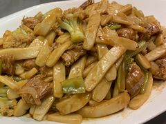 虾姑炒年糕-石砰渔港·海鲜楼