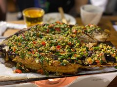 锡纸包鲈鱼-木屋烧烤(白石洲店)