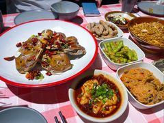 香辣椒盐鸭头-在老街·淮安大排档·甜麻干煸龙虾·烧烤(河下古镇店)