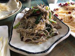 黑腐竹拌粉丝-老陕味道主题餐厅煎饼坊(东关店)