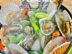 -大关领烤贝壳海鲜汤