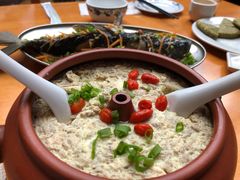 汽锅白生蒸蛋-龙姐私房菜(和顺古镇店)