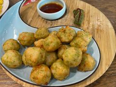 香芹鲜虾球-双合园·海鲜水饺青岛菜(万佳广场店)