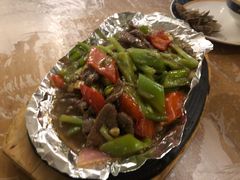 铁板黑椒牛肉-李记潮汕砂锅粥(营福路店)