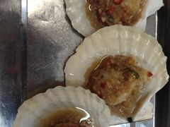 蒜蓉焗扇贝（熟蒜）3个-炒豆合作社(东四总店)