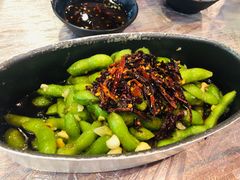 脆爽凉拌毛豆-靓靓蒸虾(中山公园店)