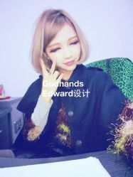 短发前后不一样的风格对比图-God Hands发型设计复古会所