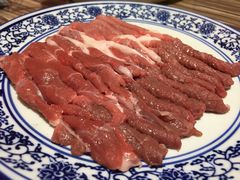 传统手切羊后腿-锅十二涮肉馆·鞭蛋锅