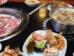 -九寸花汀海鲜烤肉自助(中东迪克店)