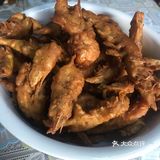 吃虾大法好，油炸虾，虾头都能吃