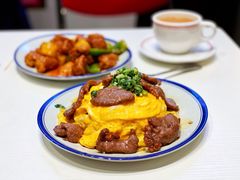 滑蛋牛肉蛋包饭-食运茶餐厅(文化宫店)