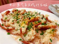 蒜蓉开边蒸罗氏虾-荣兴河鲜楼