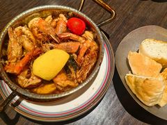 橄榄油蒜香煎虾-庐灶江南·江南菜·四合院Bistro(东直门·华侨夜泊君亭店)