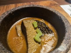 羊肚菌烧黑豆腐-无味舒食(思南公馆店)