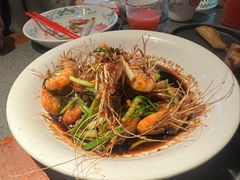 老头儿油爆沼虾-老头儿油爆虾(胜利河美食街店)
