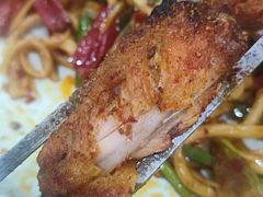 -尕盼舍连锁餐饮大盘鸡拌面王(中和美食街店)