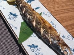 日式碳烤秋刀鱼-栖川山葵家·寿喜锅·日式料理(龙湖北城天街商场店)