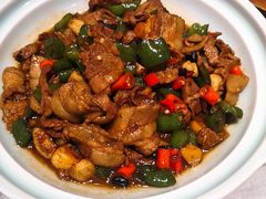 泡饭吃的辣椒炒肉-佳兰雅序融合菜(高新店)