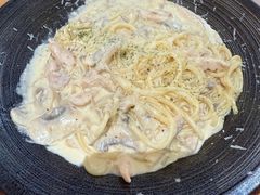 奶油蘑菇意面-像素研食The pixlab (皮市街店)