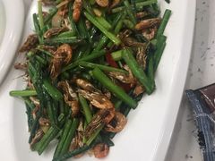 韭菜花炒河虾仔-明园茶餐厅(沙头角店)