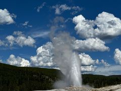 -老忠实间歇泉