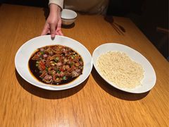 爆炒腰花配手工面-新荣记(西溪湿地店)