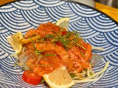 捞汁三文鱼面-小森师傅(宝安大仟里店)