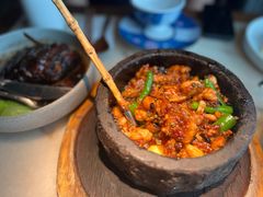石锅杭椒牛蛙-桂满陇-西湖船宴(西单大悦城店)