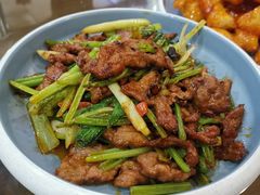小炒黄牛肉-京天红酒家(虎坊路店)