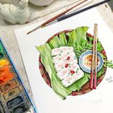 手绘可口的美食[调皮]～