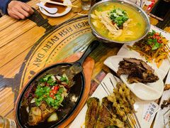 -老谷家黄泥烧鸽子·烧烤